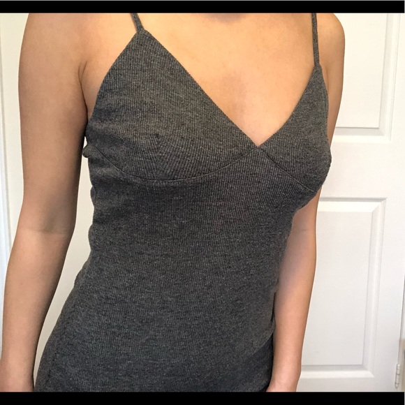 FOREVER21 Midi Grey Dress - Picture 2 of 4